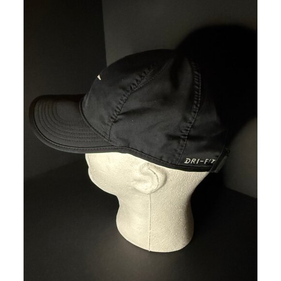 Nike Featherlight Dri-Fit Adjustable Hat Cap Polyester Mens Black - Picture 2 of 5